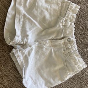 White Old Navy Jean Shorts Size 16